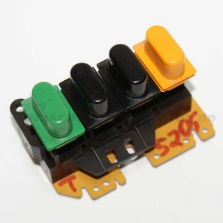 Original Miele Drucktastenschalter 2.12900.044 tiefschwarz